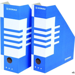 POJEMNIK NA DOKUMENTY KARTON ŚCIĘTY A4/80MM 7649001-10 niebieski