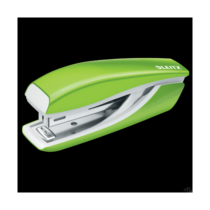 Zszywacz Mini metalowy Leitz WOW, zielony, 10 lat gwarancji, 10 kartek 55281054