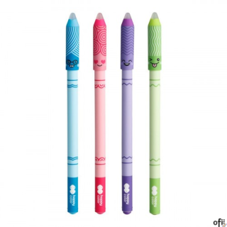 Długopis wymazywalny LOL, 0,5 mm, niebieski, Happy Color