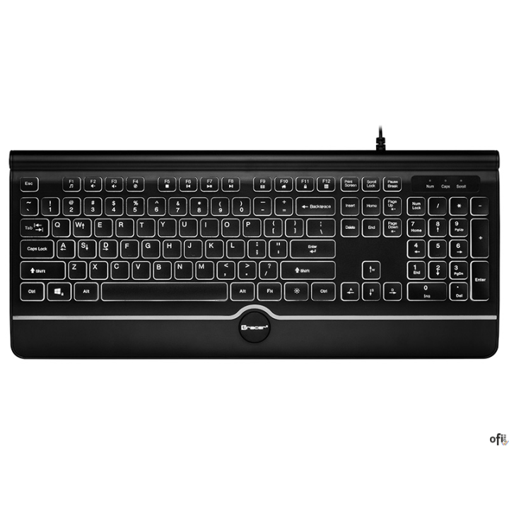 Klawiatura TRACER OFIS PRO USB  White lightening TRAKLA47428