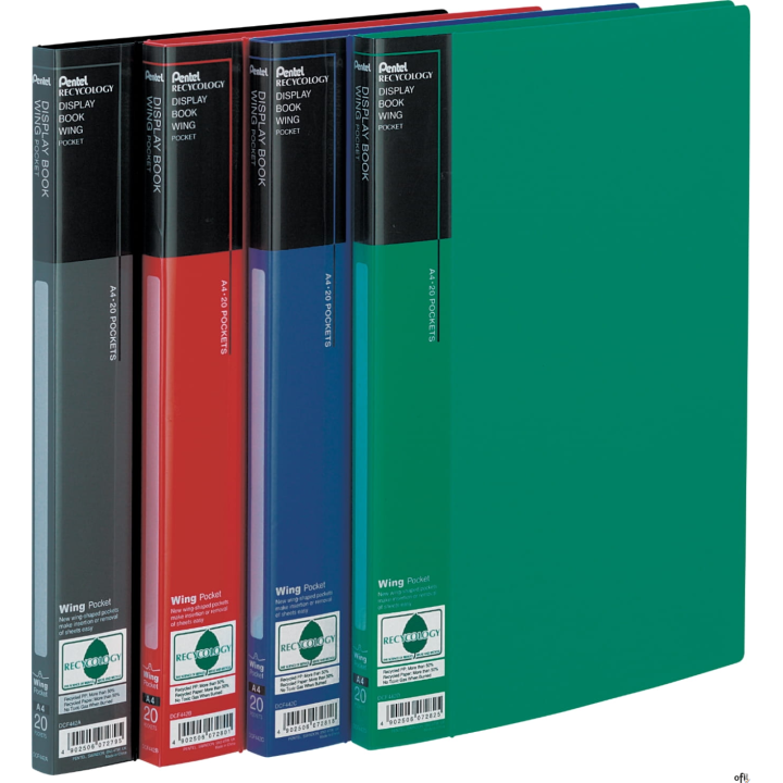 Album ofertowy WING, 40 kieszeni zielony DCF444-D PENTEL