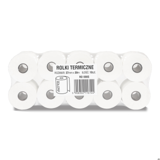 Rolki termiczne DOTTS 37mm x 30m (10szt) BPA FREE