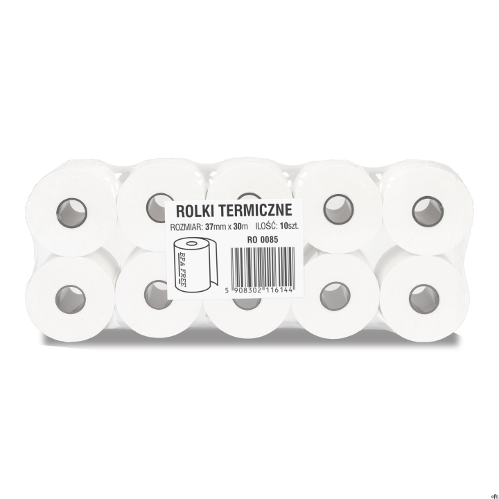 Rolki termiczne DOTTS 37mm x 30m (10szt) BPA FREE