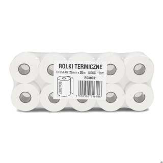 Rolki termiczne DOTTS 28mm x 20m (10szt) BPA FREE