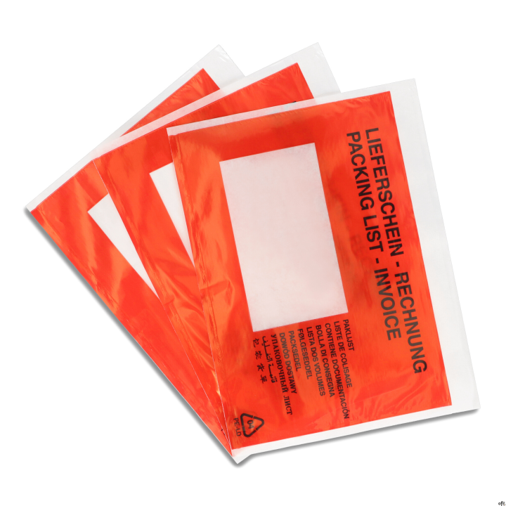 Koperty Kurierskie C6, transparentne czerwony nadruk, (1000 szt.) PRZYLGI ikk175115Bred EMERSON