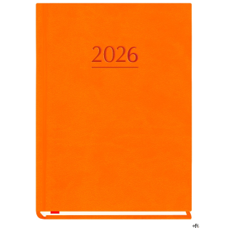 Terminarz MARTA B6 2026 - pomarańczowy Michalczyk i Prokop T-215V-P 120x165mm kalendarz 1 tydzień na 2 stronach