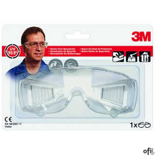 Okulary ochronne 3M Visitor, transparentne
