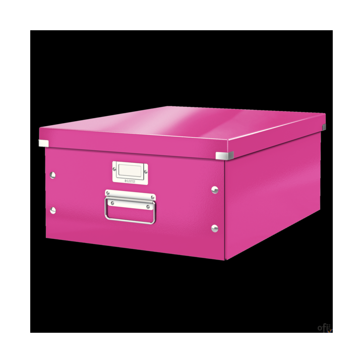 Pudełko LEITZ Click & Store A3 różowe 60450023
