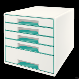 Przykuwające wzrok, najwyższej jakości pojemniki z szufladami WOW z niezwykłym i stylowym połączniem dwóch kolorów o błyszczącym