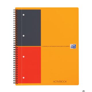 Kołonotatnik A4 80 kartek, linia / tagi, INTERNATIONAL ACTIVEBOOK, OXFORD, 100102994