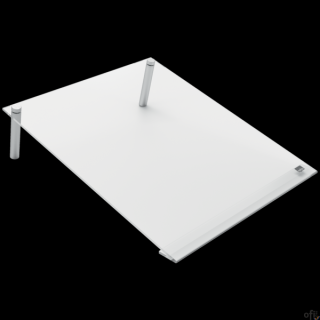 Ukośna akrylowa tabliczka na biurko do notatek Nobo Home A4  1915612