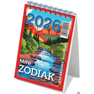 Kalendarz biurowy MINI ZODIAK 2027 (H7) TELEGRAPH