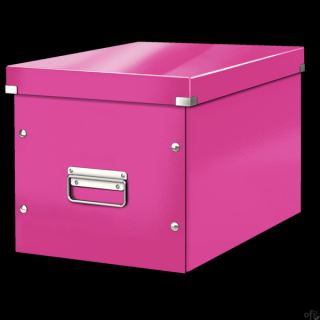 Przykuwające wzrok, stylowe pudełko, które zmieści wysokie i okrągłe przedmiotyKonstrukcja umożliwia składanie pudełka kiedy nie