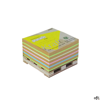 Notesy samoprzylepne Magic Pads to rewolucyjne rozwiązanie _ krawędź bloczka sklejona jest w sposób umożliwiający wyjmowanie kar