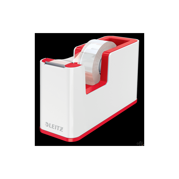Podajnik taśmy klejącej Leitz WOW, czerwony 53641026