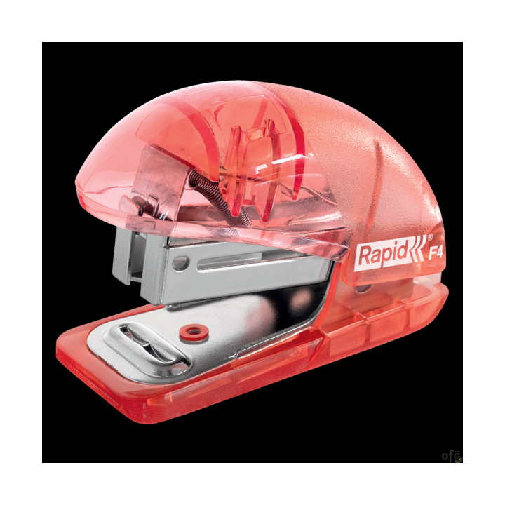 Zszywacz mini Rapid ColourBreeze F4, 10 kartek, 5 lat gwarancji, koralowy 5001531
