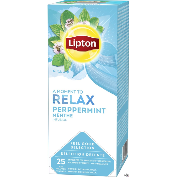 Herbata LIPTON PEPERMINT CLASSIC RELAX ziołowa (25 kopert foli.)