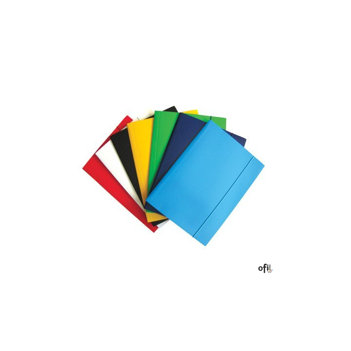 Teczka z gumką DOTTS A4 lakierowana zielona 390g (21233)