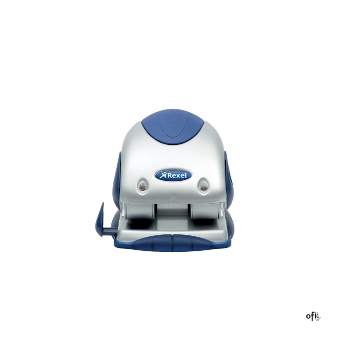 Dziurkacz 2-otworowy Precision P240, srebrno-niebieski Rexel 2100749