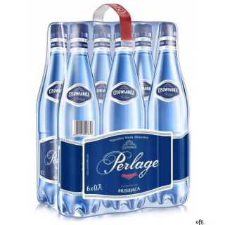Woda CISOWIANKA 0.7l Perlage gazowana PET zgrzewka 6 szt. KAUCJA