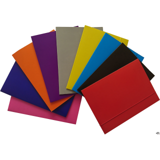 Teczka z gumką DOTTS A4 pomarańczowa 320g