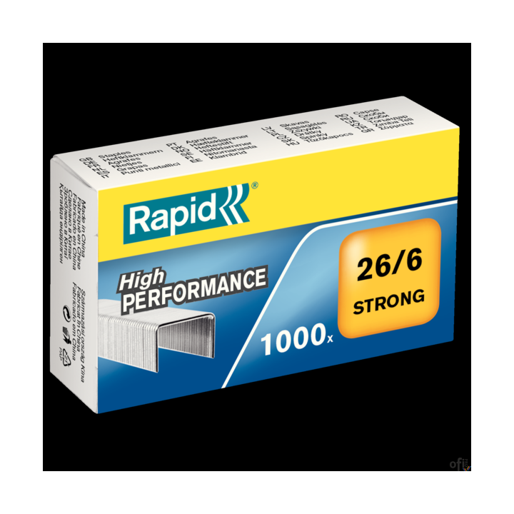 Zszywki Rapid Strong 26/6 1M 1000 szt. 24861400