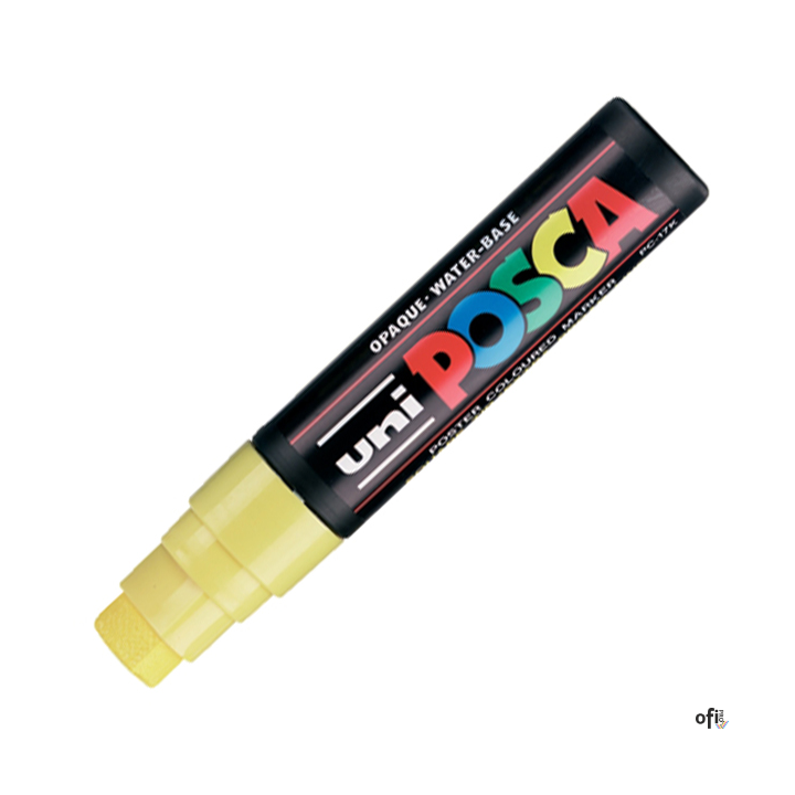 Marker z tuszem pigmentowym PC-17K żółty POSCA UNPC17K/5ZO