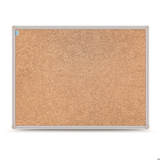 Tablica korkowa MemoBe, rama aluminiowa srebrna, SMART, 120x90cm MSTC120090.00.82.03