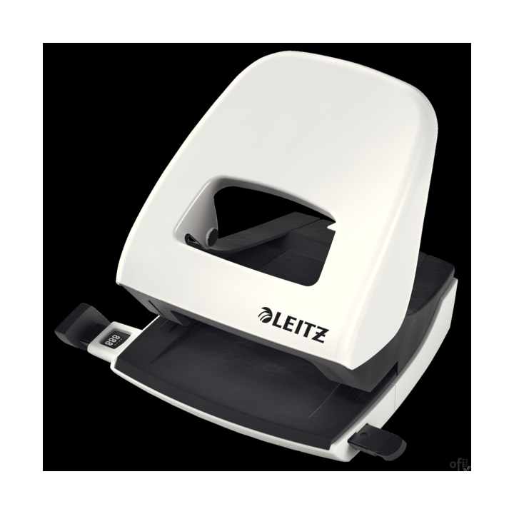 Dziurkacz 5008 LEITZ WOW biały perłowy 30 kartek duży metalowy 50081001