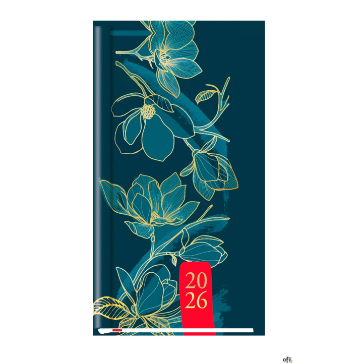 Terminarz Kieszonkowy 90x165mm 2026 Michalczyk i Prokop T-231F-02 kalendarz 1 tydzień na 2 stronach