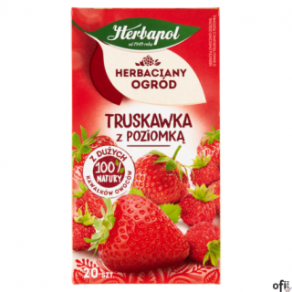 Herbata HERBAPOL HERBACIANY OGRÓD Truskawka z Poziomką 20tb
