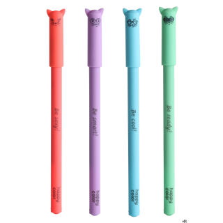 Długopis Feelingi CATS, 0.5 mm, niebieski, Happy color HA AGP10872-3