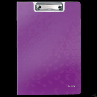 Deska A4 z klipem i okładką Leitz WOW   _doskonała do pracy w terenie, na konferencji czy zebraniu__wykonana z wysokiej jakości 