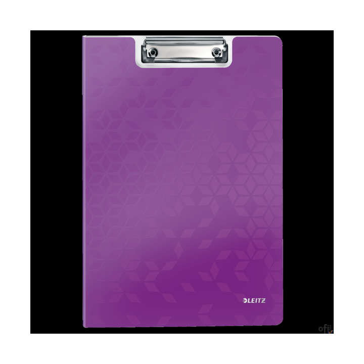 Deska A4 z klipem i okładką Leitz WOW   _doskonała do pracy w terenie, na konferencji czy zebraniu__wykonana z wysokiej jakości 