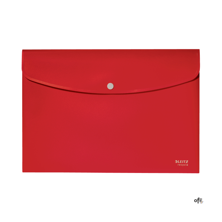 Teczka kopertowa Leitz Recycle A4 PP, czerwona 46780025
