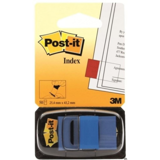 Zakładki indeksujące POST-IT 25x43mm niebieskie 680-2 50sztuk 3M