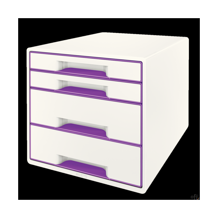 Przykuwające wzrok, najwyższej jakości pojemniki z szufladami WOW z niezwykłym i stylowym połączniem dwóch kolorów o błyszczącym