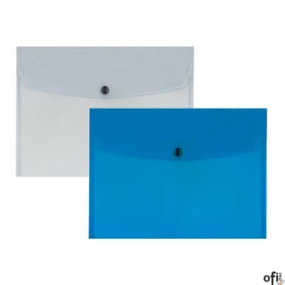 Teczka kopertowa A4 niebieska przezroczysta TP-11-02 BIURFOL
