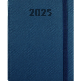 Kalendarz B-5 PLUS książkowy (U2), 05 - granat teksas / gumka 2025 TELEGRAPH