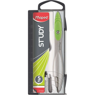 Cyrkiel MAPED STUDY w zestawie 5 elementów 119405 (X)