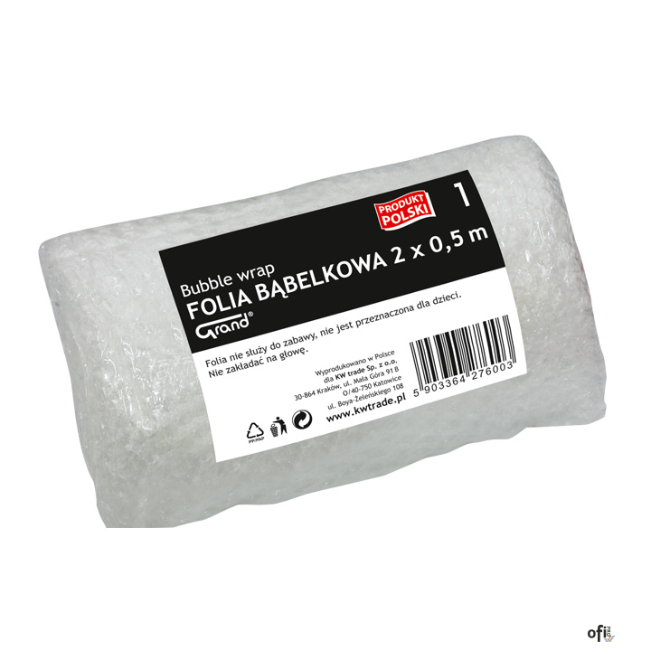 Folia bąbelkowa GRAND B1 200cmx50cm arkusz 130-1793