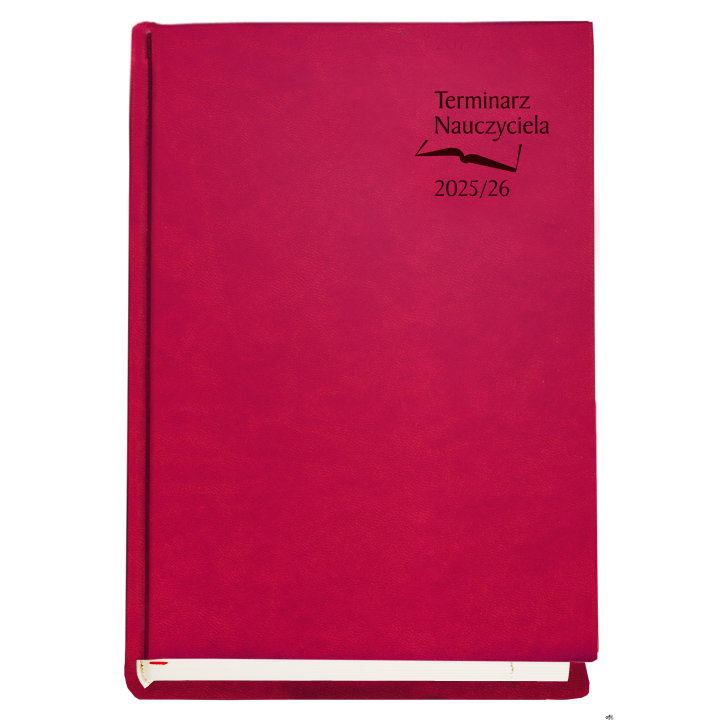 Terminarz NAUCZYCIELA 2025/2026 bordowy T-155V-B Michalczyk i Prokop