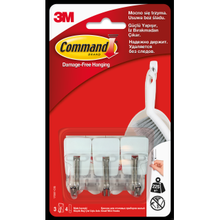 Haczyki 3M COMMAND z metalowym uchwytem wielokrotnego użytku 17067