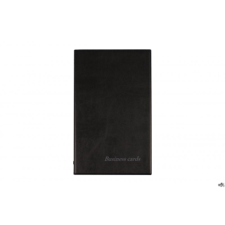 Wizytownik BIURFOL na 200 wizytówek standard czarny WI-21-01