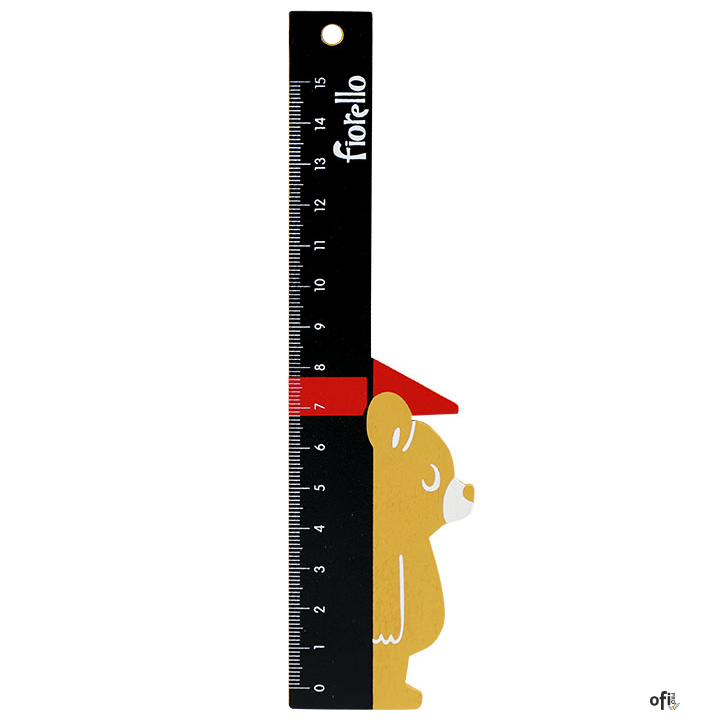 Linijka Fiorello  15 cm GR-F47MM miś miarka 130-1907