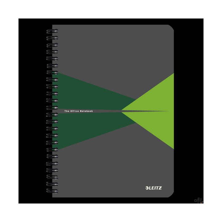 Kołonotatnik OFFICE A5 kratka zielony 44580055 LEITZ