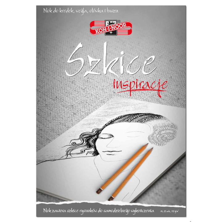 Blok A4 szkice  20k 110g INSPIRACJE BLO-INSZA4 KOH-I-NOOR