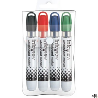 Marker do tablic suchościeralnych UNI PWB-202, zestaw 4 kolory UNPWB202/4C