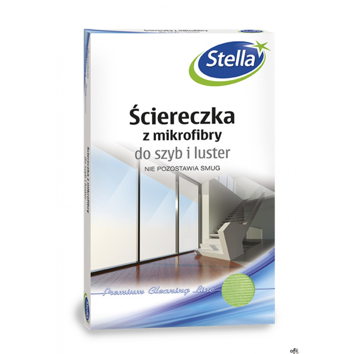 ściereczka z mikrofibry do szyb i luster_przeznaczona do sprawnego i efektywnego czyszczenia oraz polerowania szyb, luster i wsz