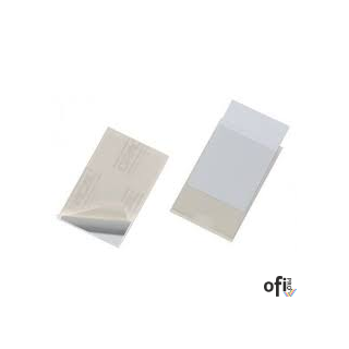 Kieszenie samoprzylepne 90 x 57 mm 100 szt.na wizytówkirozmiar zewnętrzny: 93 x 62 mmrozmiar wewnętrzny: 90 x 57 mmprzezroczyste